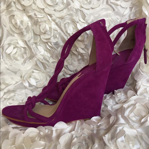 Brian Atwood Shoes - ❤️ Stunning purple Brian Atwood wedges